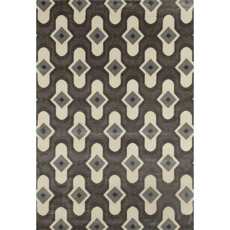 ART CARPET 4 X 6 Ft. Troy Collection Protector Woven Area Rug, Mushroom Brown 25047